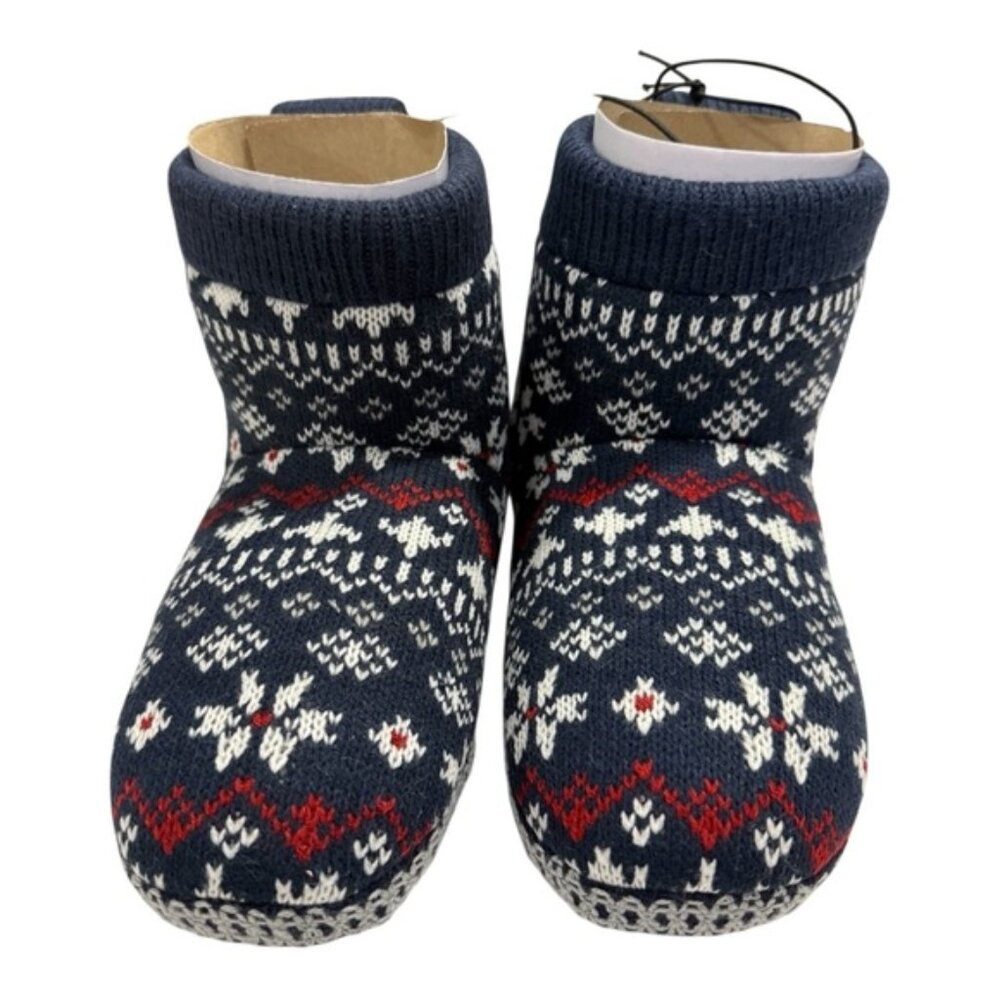 Joe Fresh Cozy Knit Slipper Boots Size 6